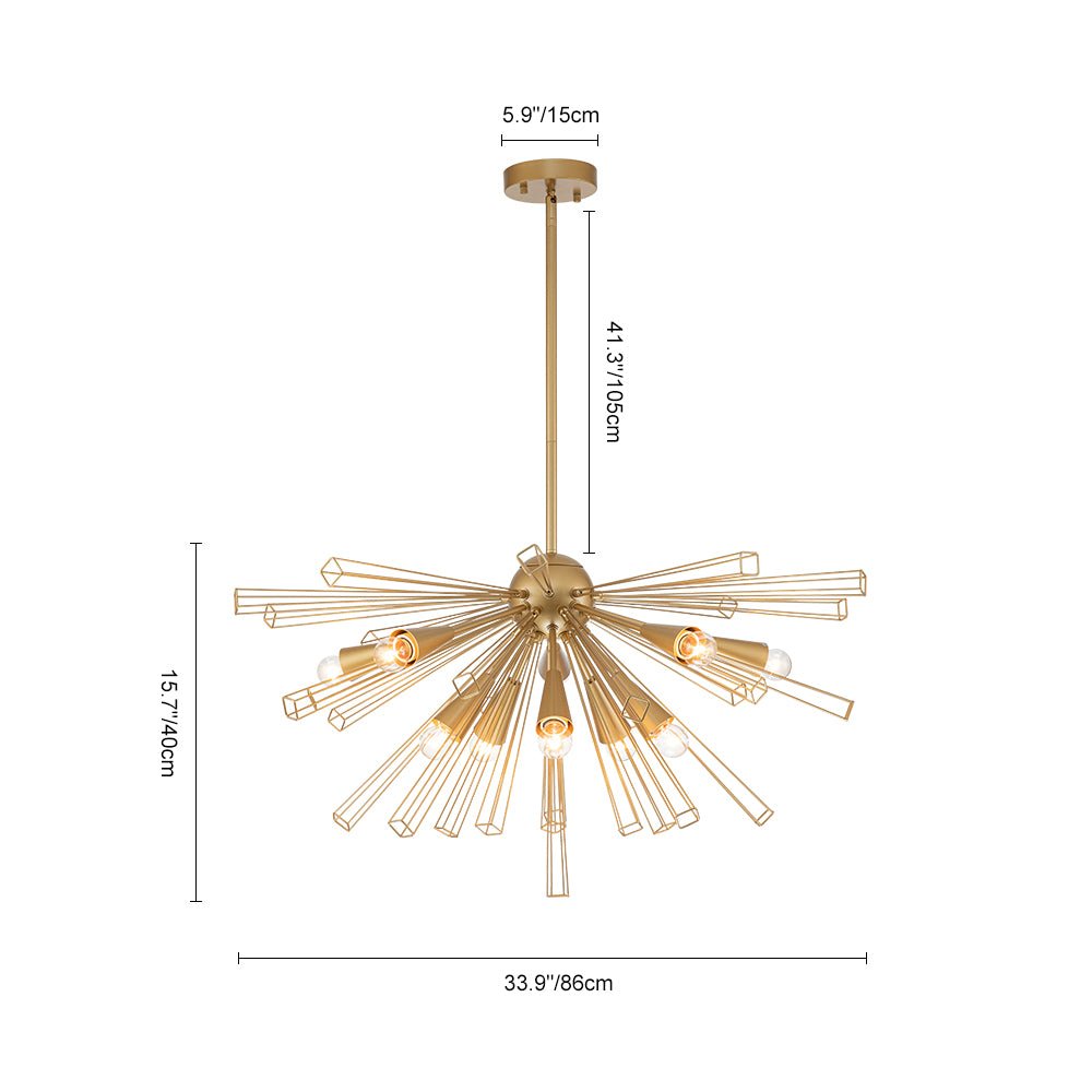 10-Light Sunburst Sputnik | 2 Colours