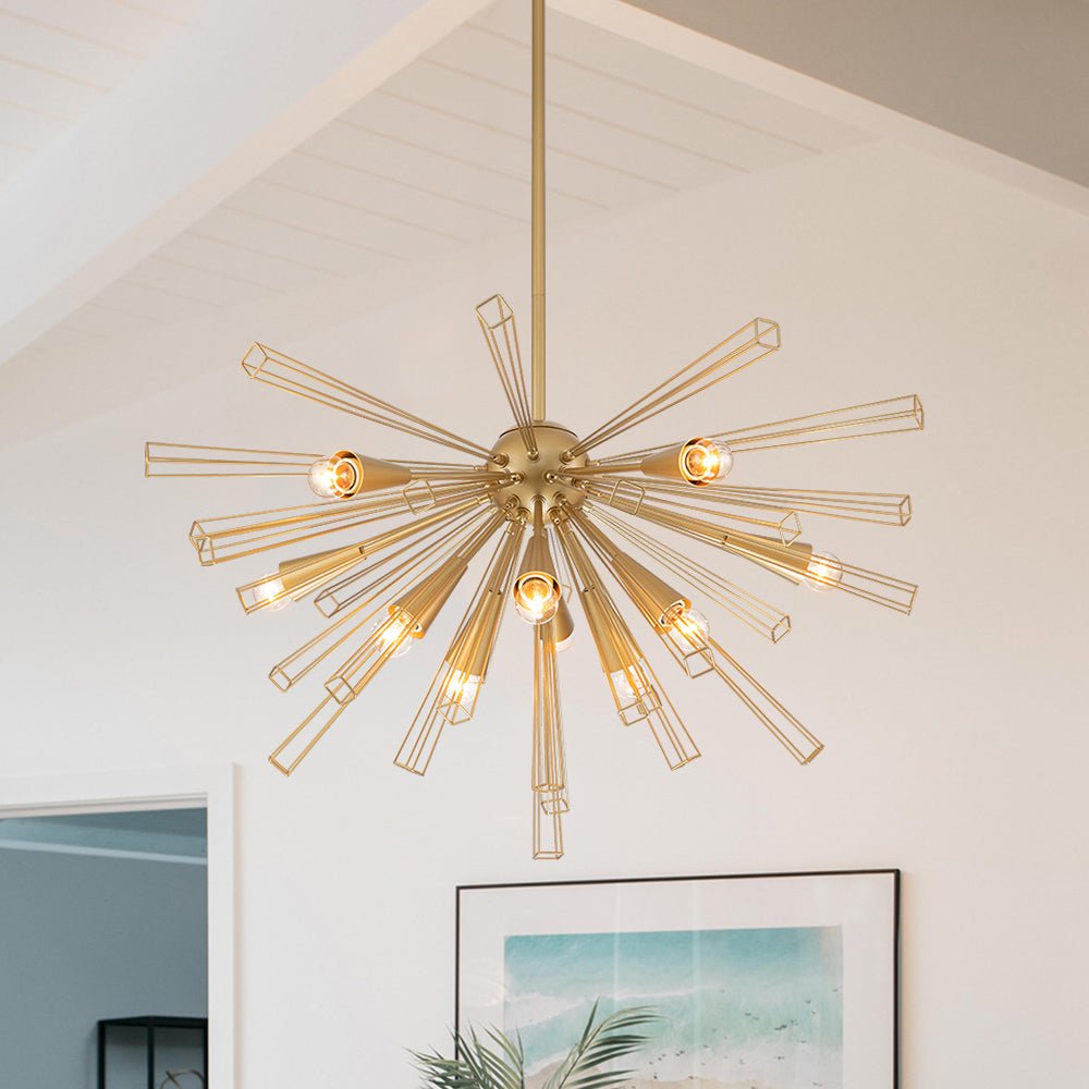 10-Light Sunburst Sputnik | 2 Colours