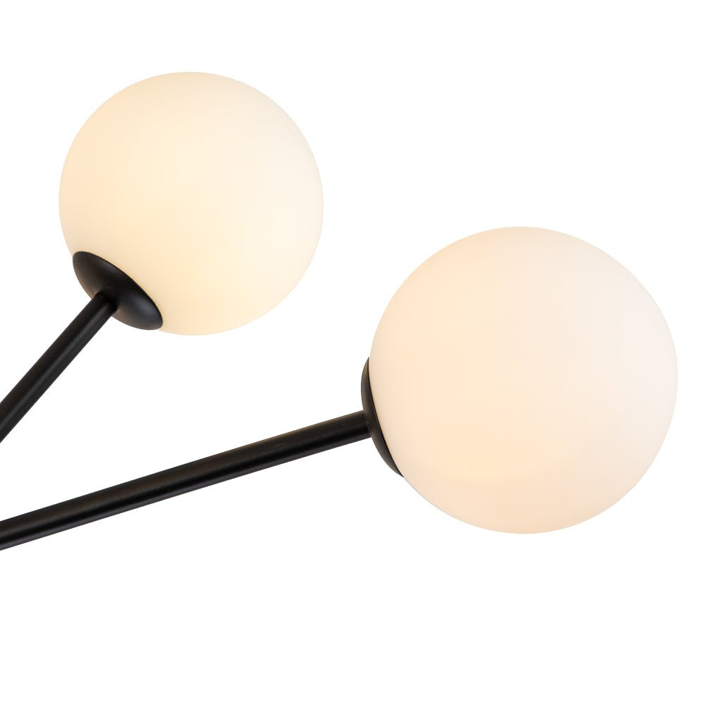 15-Light Globe Linear Chandelier | 2 Colours