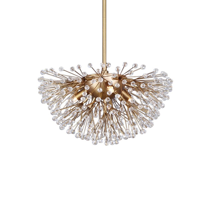 3-Light Crystal Dandelion Chandelier