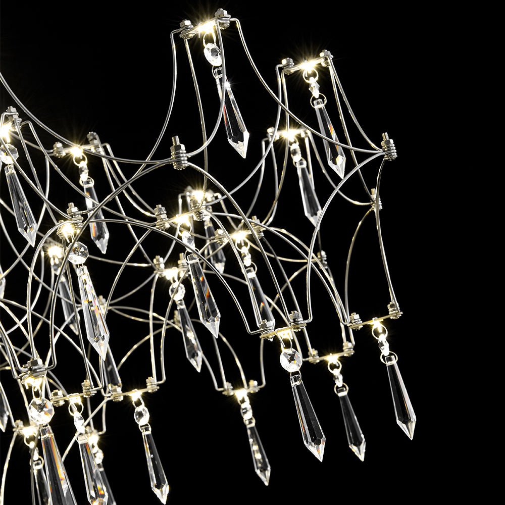 LED Crystal Firefly Starry Luster Chandelier