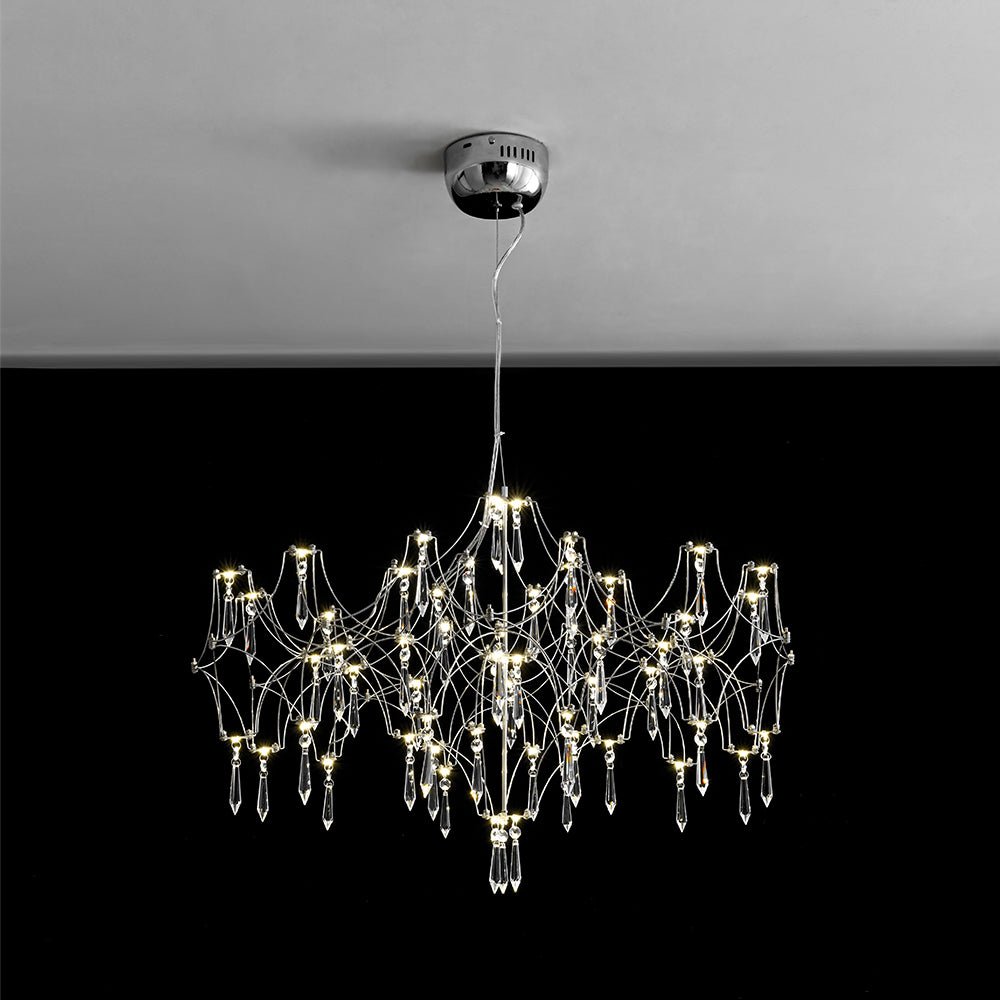 LED Crystal Firefly Starry Luster Chandelier
