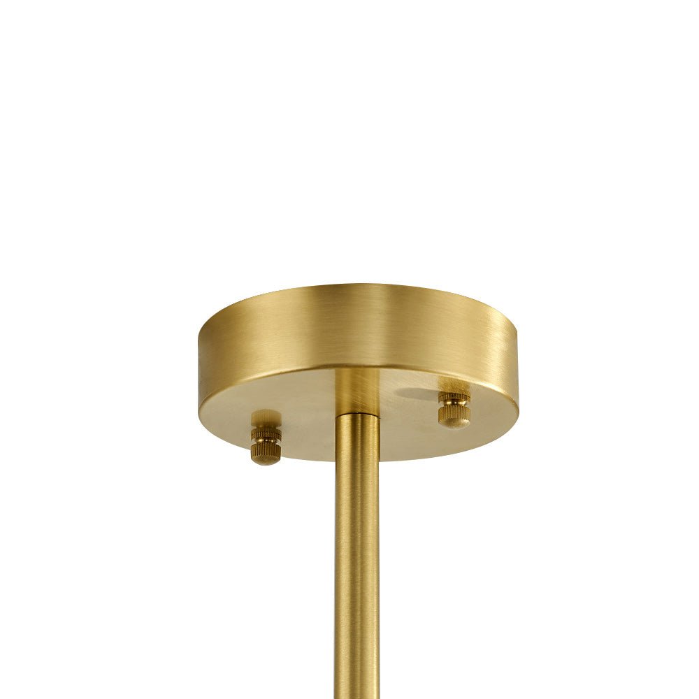 12-Light Modern Brass Crystal Sputnik Chandelier