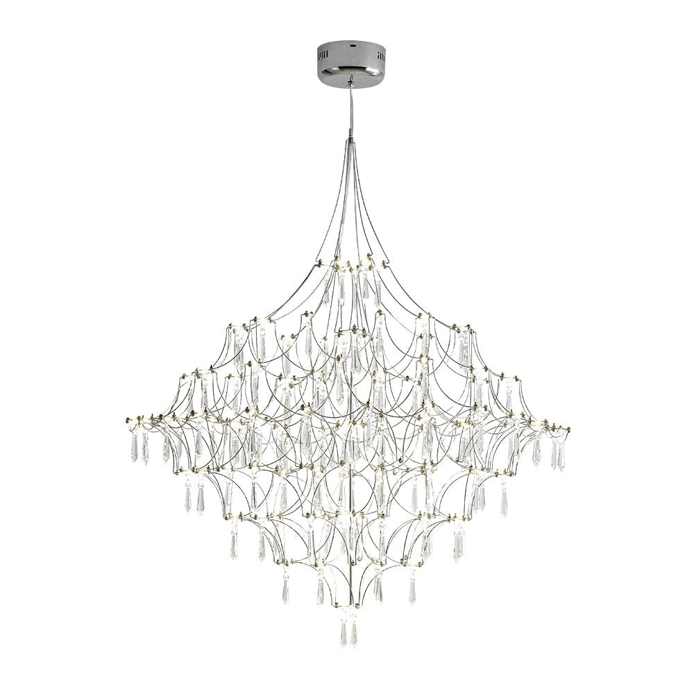 LED Crystal Firefly Branch Star Chandelier