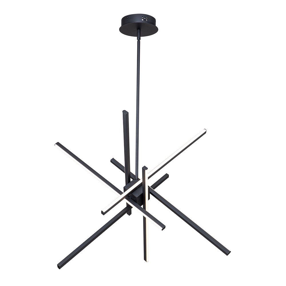 6-Light LED Sputnik Chandelier | 2 Colours