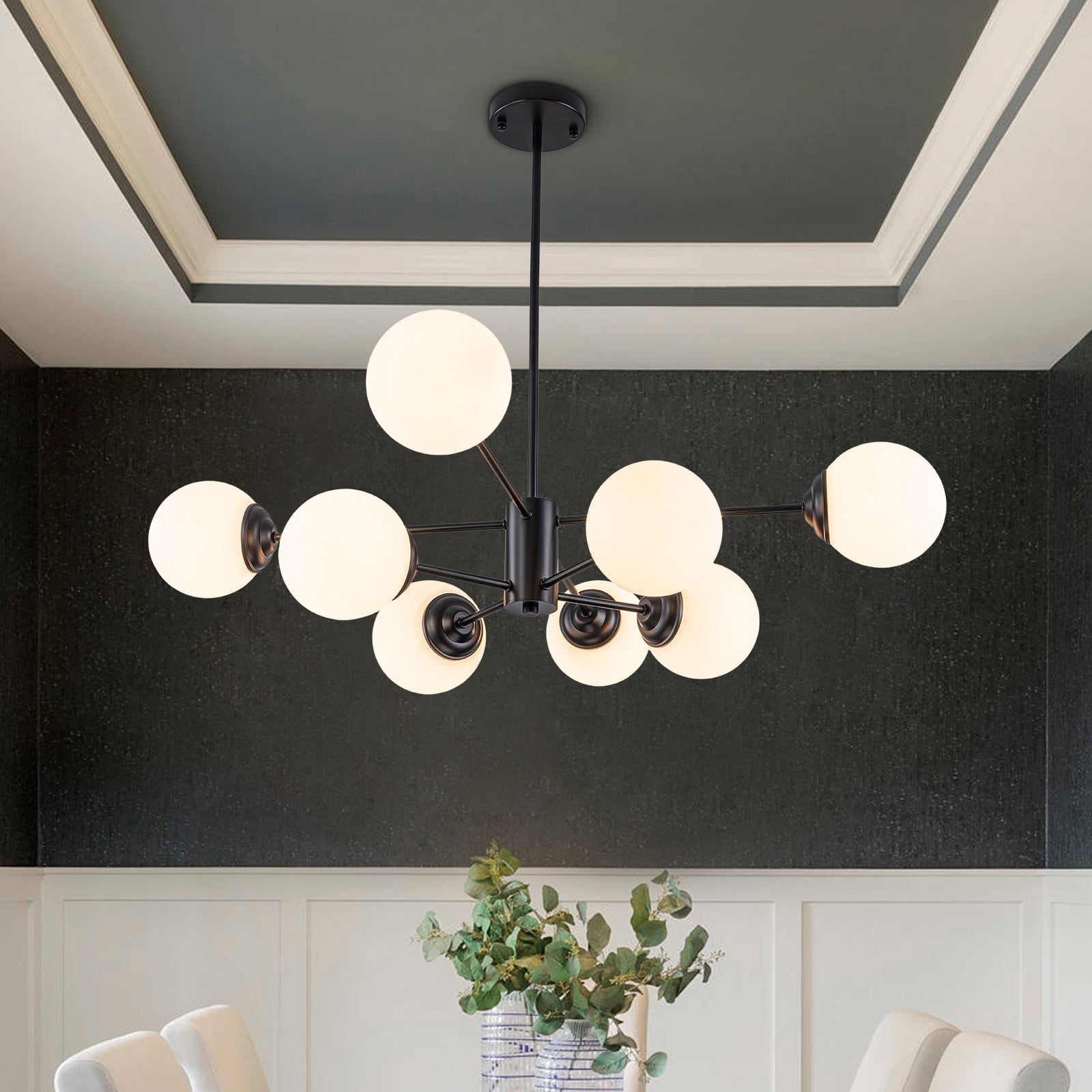 Mid-Century Bubble Sputnik Chandelier | 2 Colours