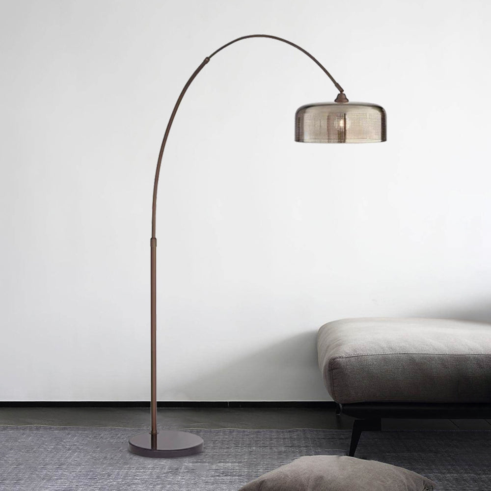 Hailie curved floor lamp lifestyle